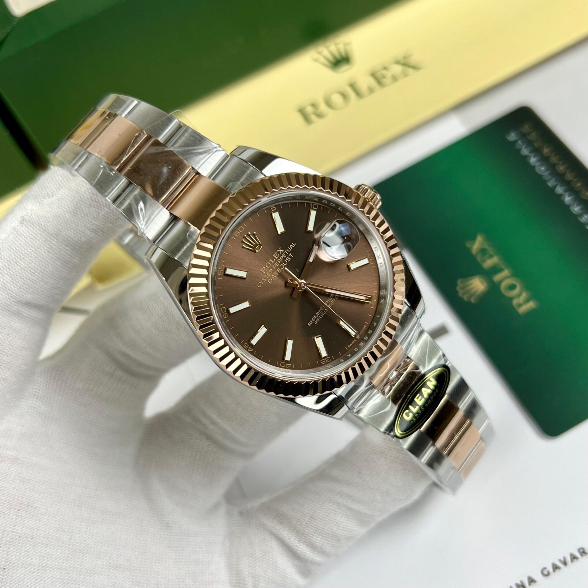 Rolex Replica Watch DateJust 126331 Chocolate Dial Oyster Strap Clean Factory 41mm