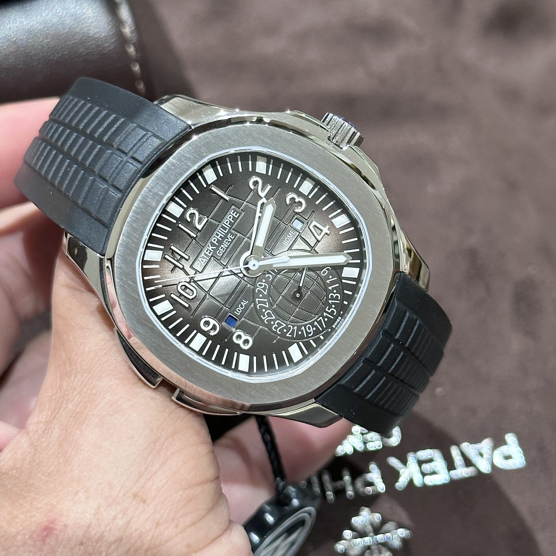 Patek Philippe Aquanaut 5164A Replica 1:1 Watch Gray Dial 40.8mm
