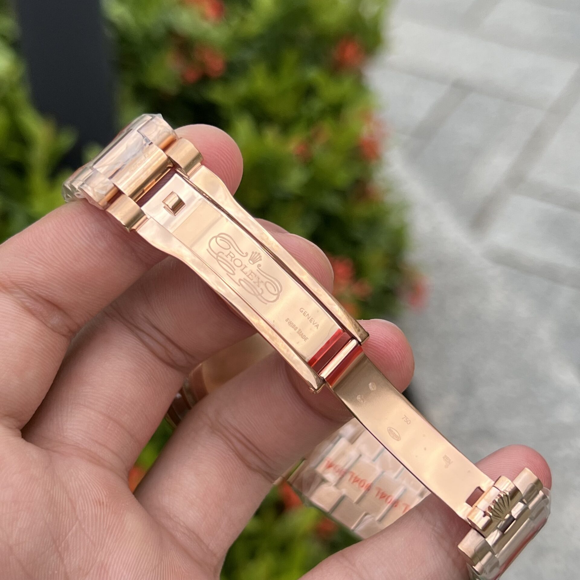 Rolex Day-Date Rose Gold Best Replica Watch White Dial 40mm