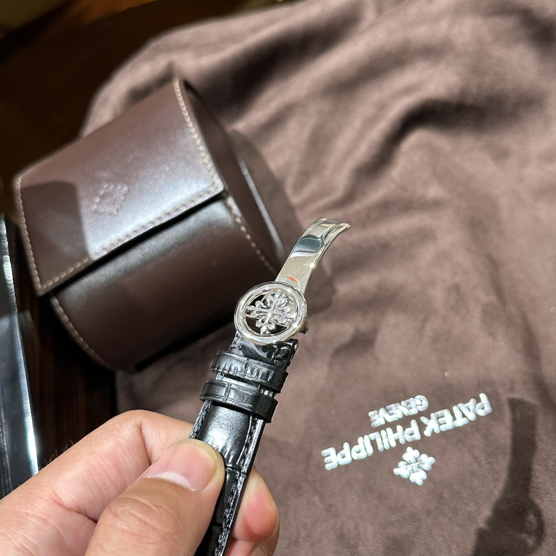 Patek Philippe Calatrava 5153 Replica Watch Black ZF Factory 38mm