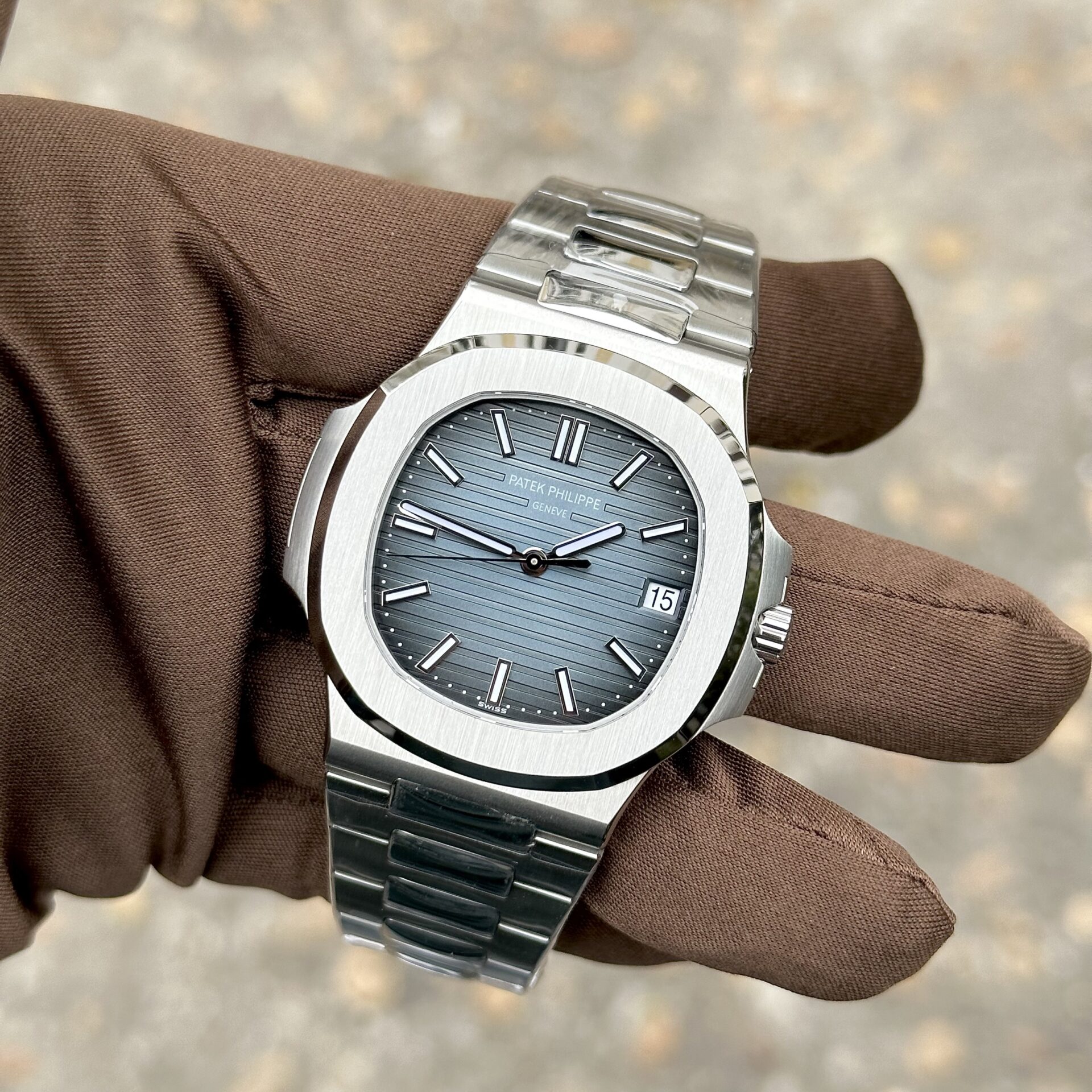 Patek Philippe Nautilus 5711 Replica Watch Blue Dial 3K Factory 40mm