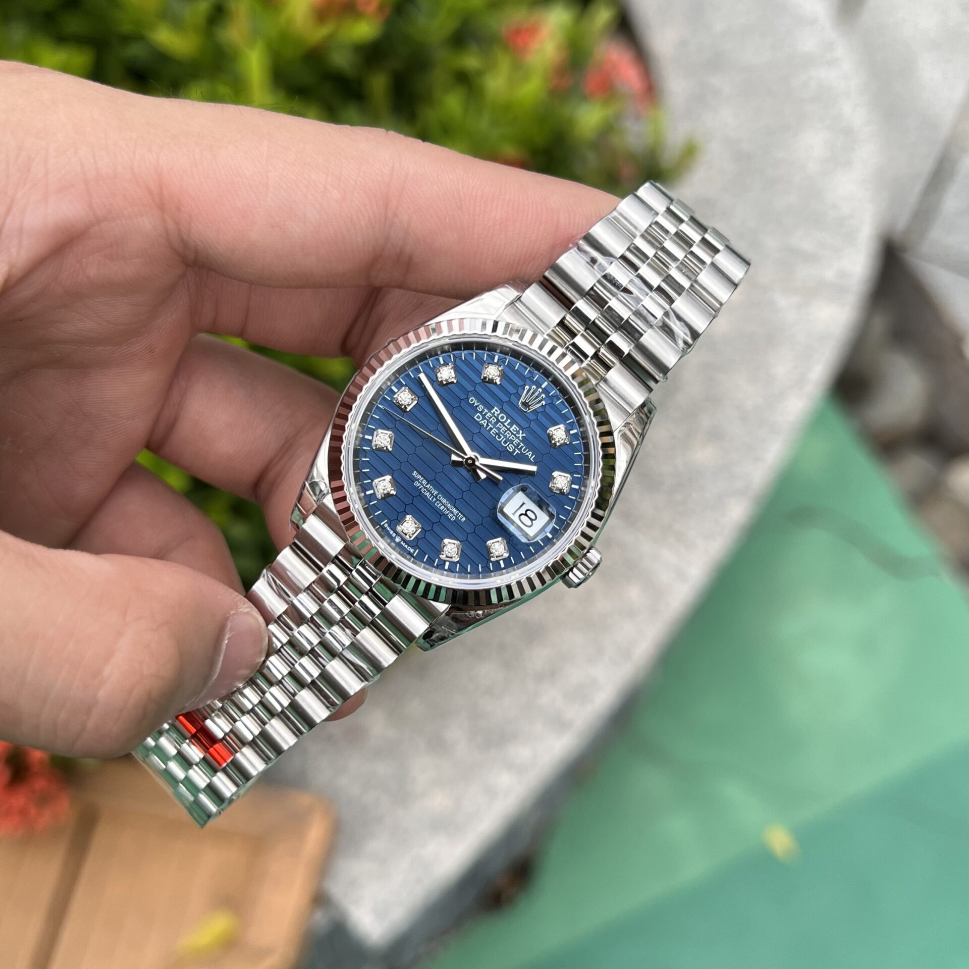 Rolex DateJust 126234 Rep 1:1 Watch Blue Dial VS Factory 36mm