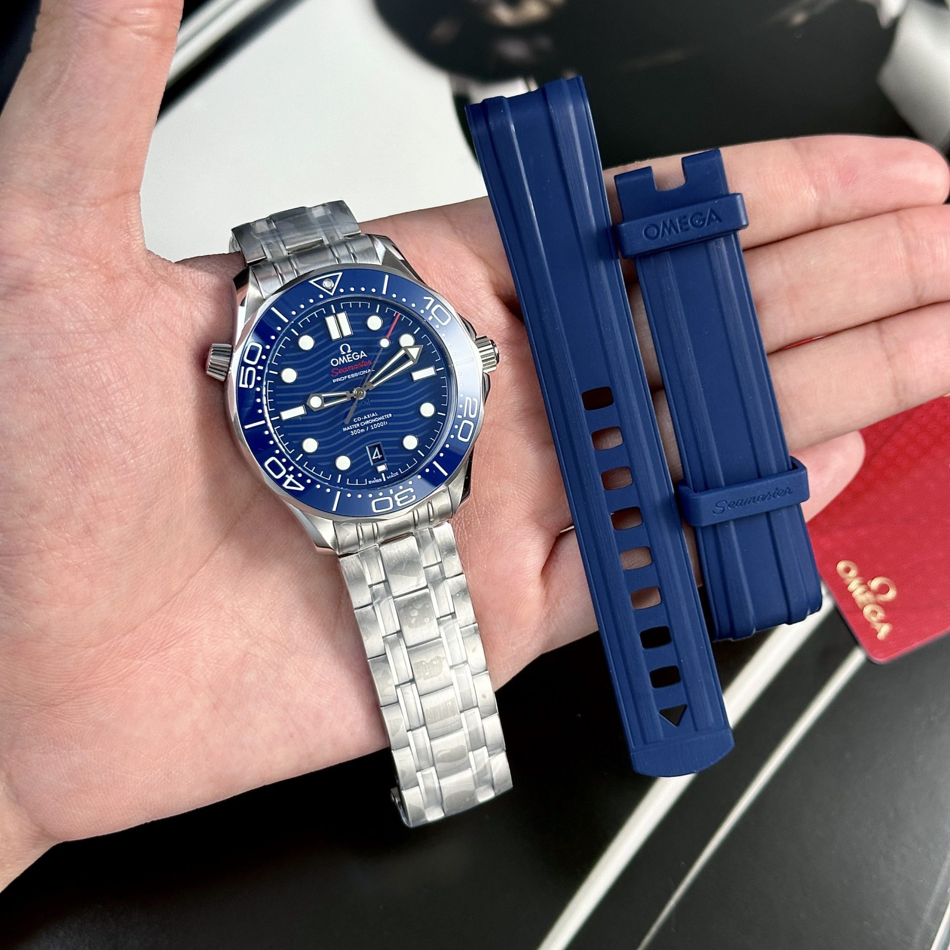 Omega Replica Watches Seamaster Blue Dial VS Factory 42mm