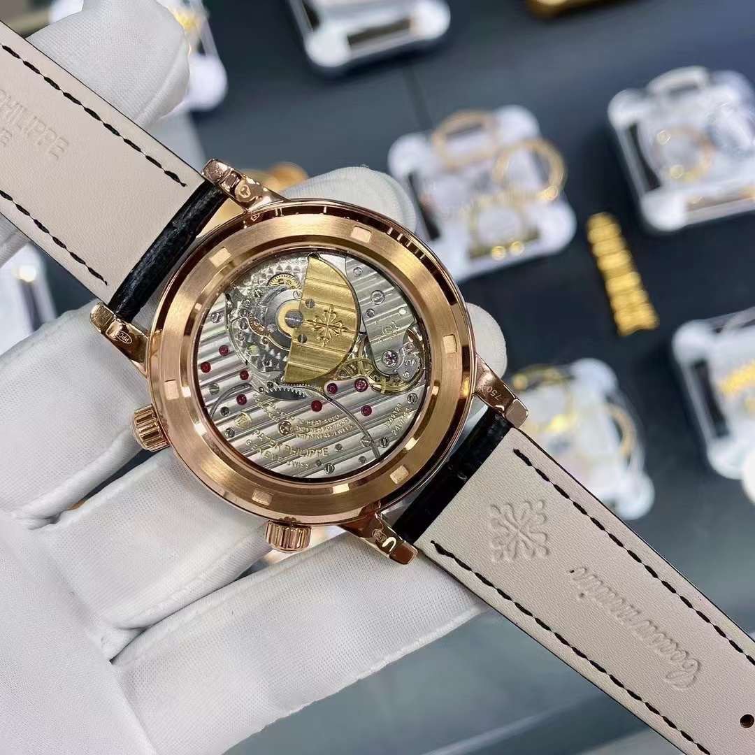 Patek Philippe Sky Moon Celestial 6104R Replica Watch Black Dial 40mm