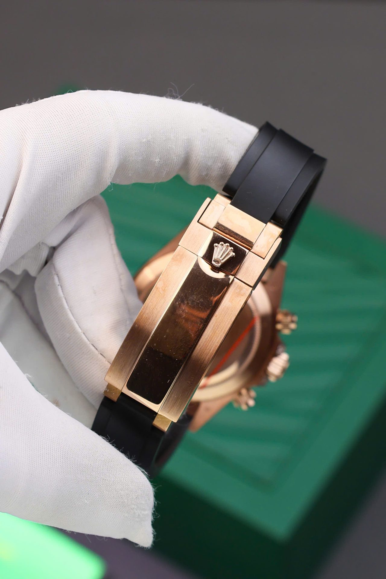 Rolex Daytona Rainbow Copies Watch Rubber Strap MS Factory 40mm