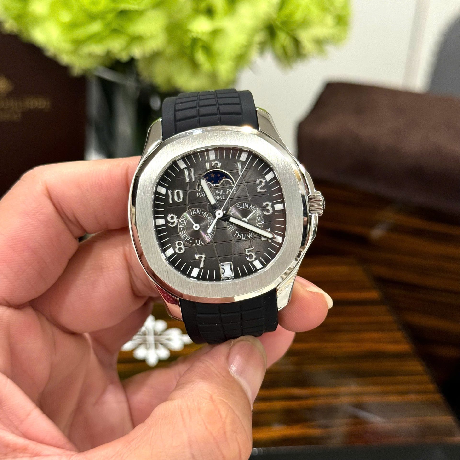 Patek Philippe Aquanaut 5261G Gray Dial Best Replica Watch Automatic Movement 40mm