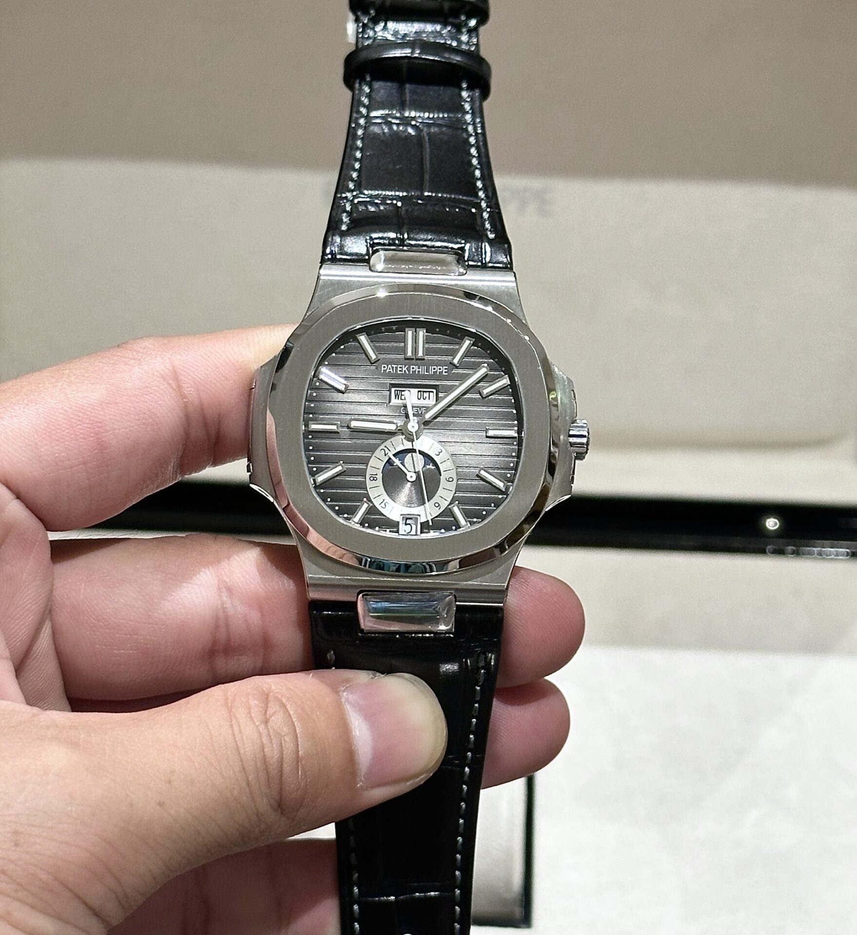 Patek Philippe Replica Watch Nautilus 5726G Gray Dial PPF Factory 40.5mm