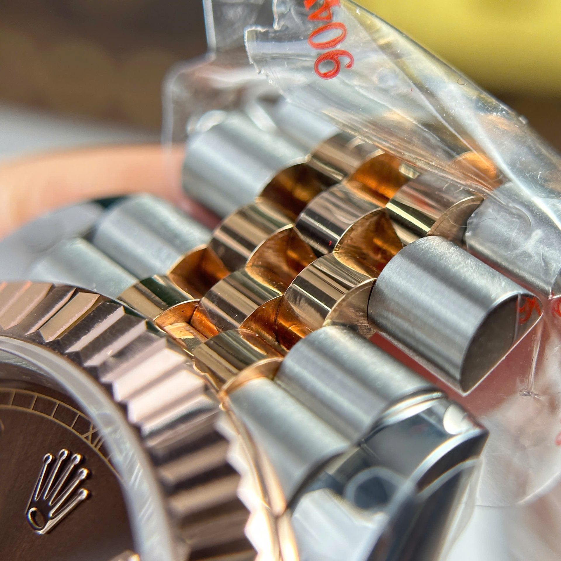 Rolex Replica Watch DateJust Chocolate Dial Gold Wrapped GM Factory 41mm