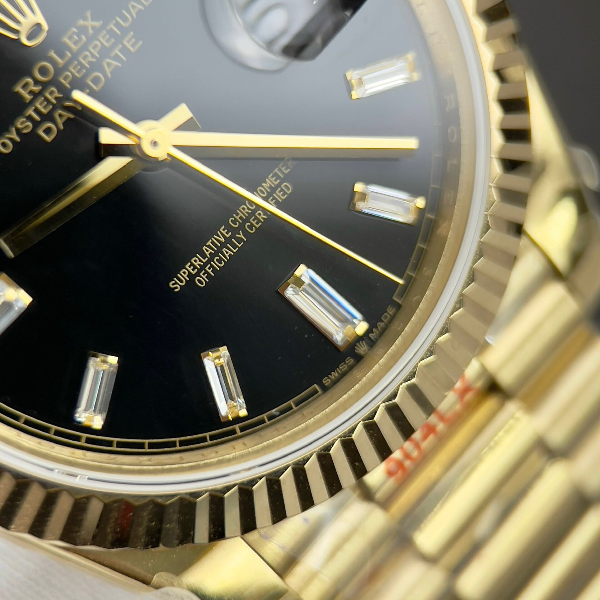 Rolex Day-Date 228238 Replica 11 Watch Black Dial GM Factory 40mm