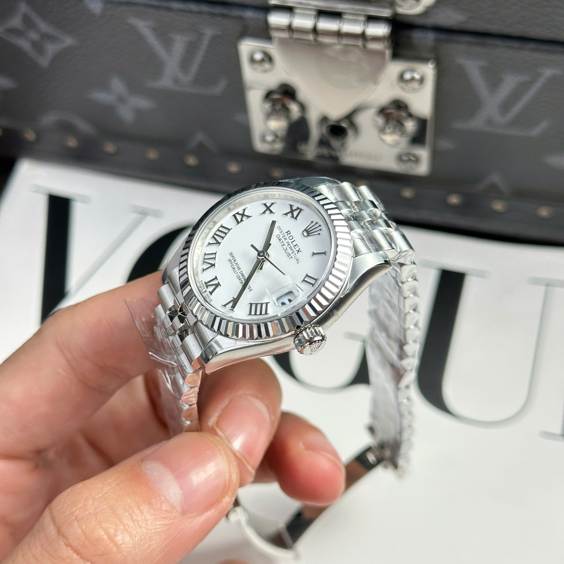 Rolex DateJust Copies Watches Dial White Jubilee Strap THB Factory 31mm