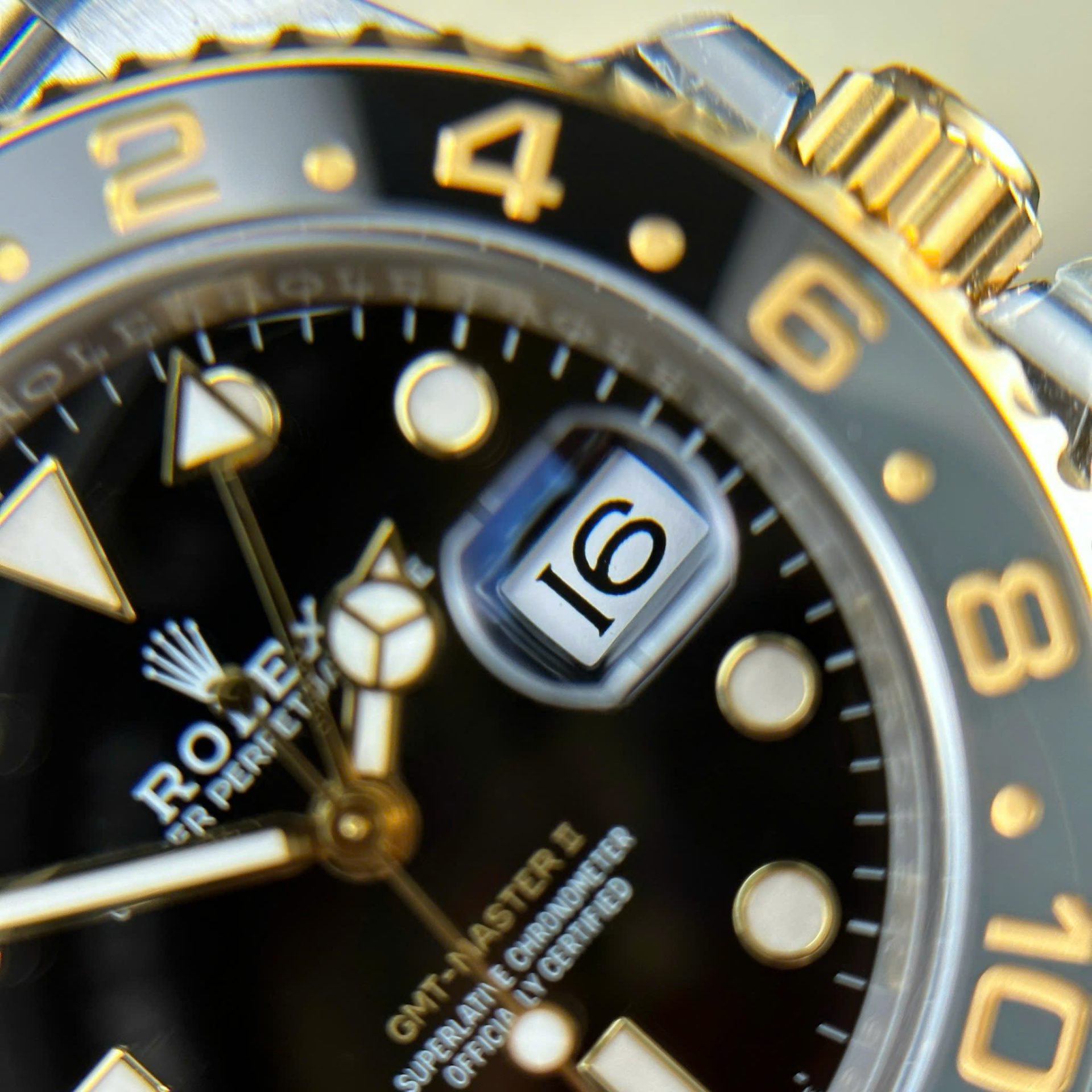 Rolex Replica Watch GMT-Master II 126713GRNR Black Dial Clean Factory 41mm