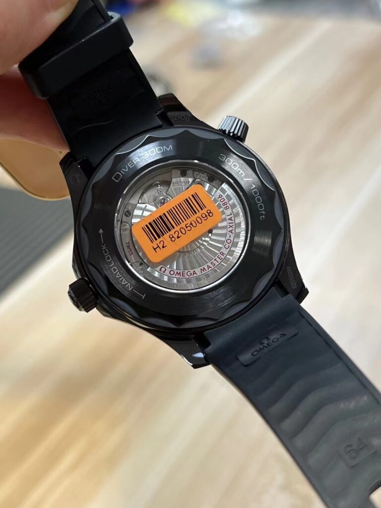 Omega Seamaster Replica Watch Black Ceramic Case Rubber Strap VS Factory 42mm