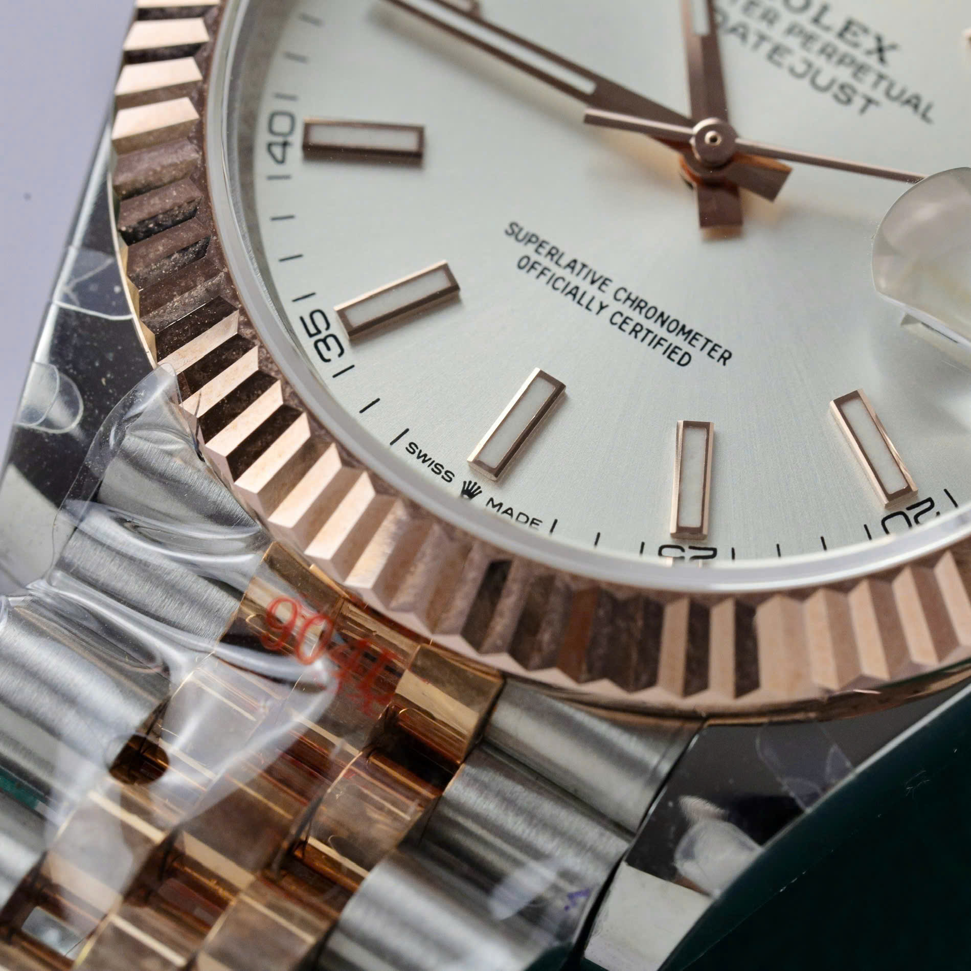 Rolex DateJust Replica Watch Gold Wrapped Jubilee Strap GM Factory 41mm
