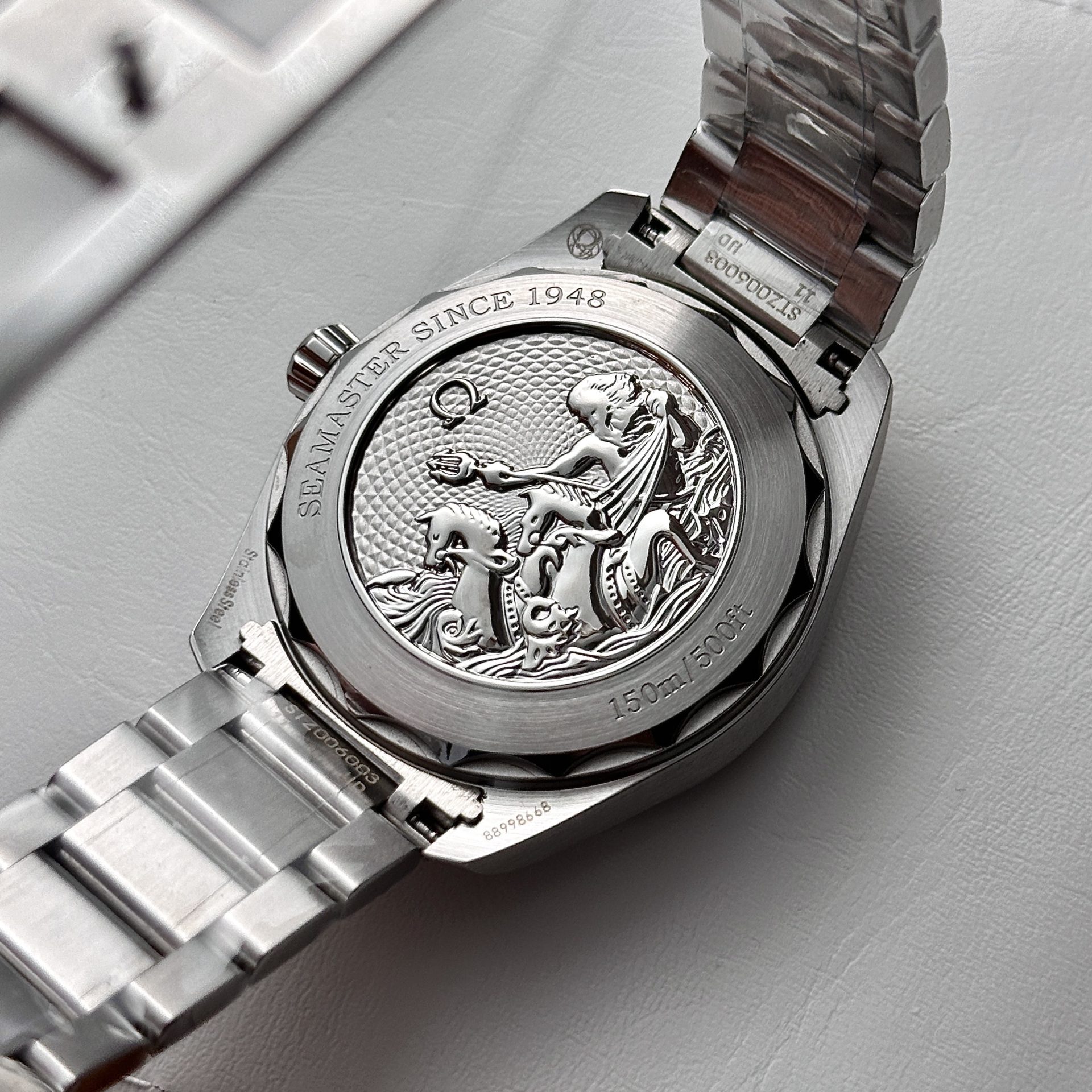 Omega Seamaster Aqua Terra Worldtimer Dial Blue Replica Watch VS Factory 43mm