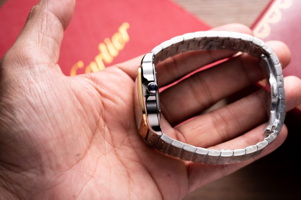 Cartier Replica Watch Santos Demi White Dial BV Factory 35.2mm