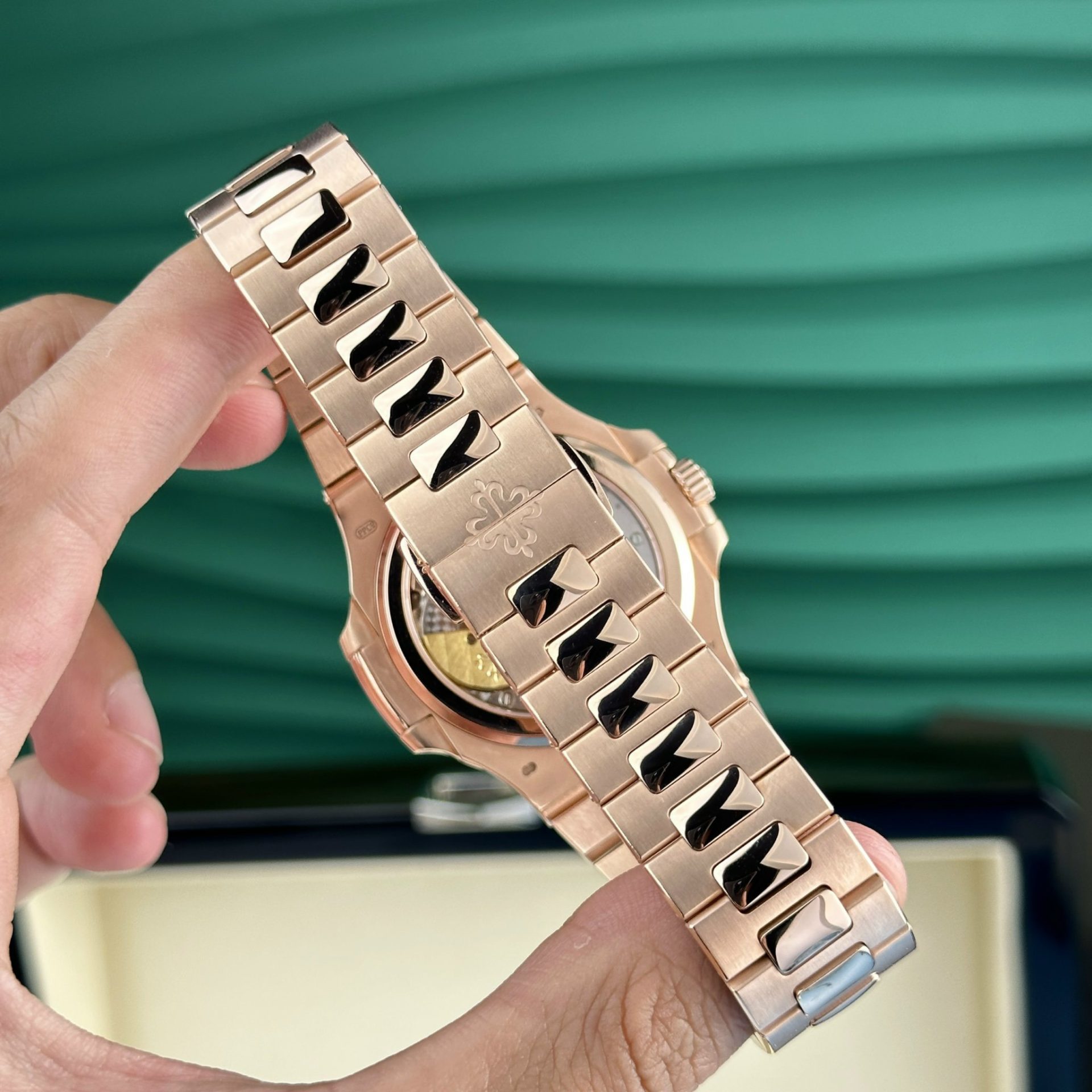 Patek Philippe Nautilus 5712R Custom Gold Wrapped Refined Movement 40mm
