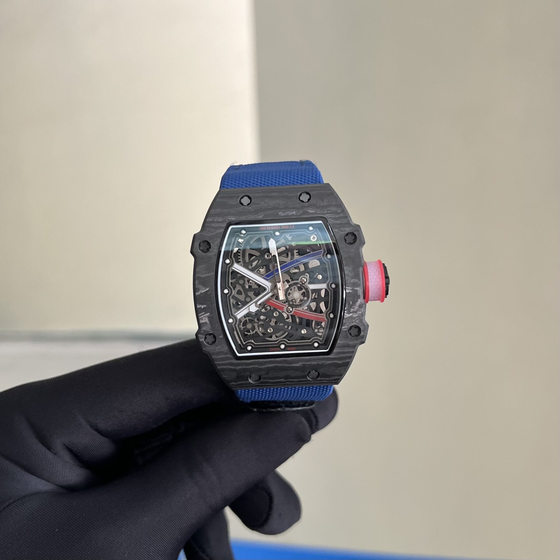 Richard Mille Fake Watch RM67-02 Carbon Shell Automatic 39x48mm