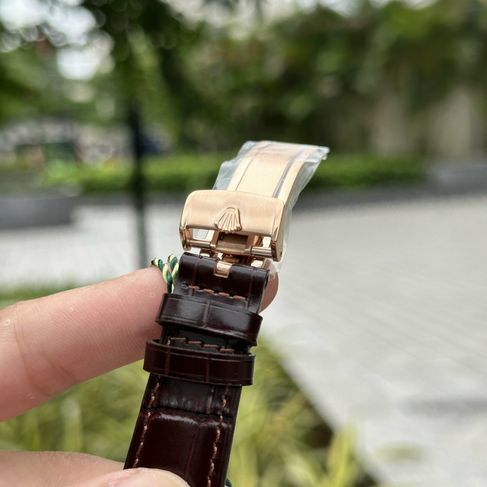 Rolex Replica 1:1 Watch Cellini Moonphase 50535 Leather Strap 39mm