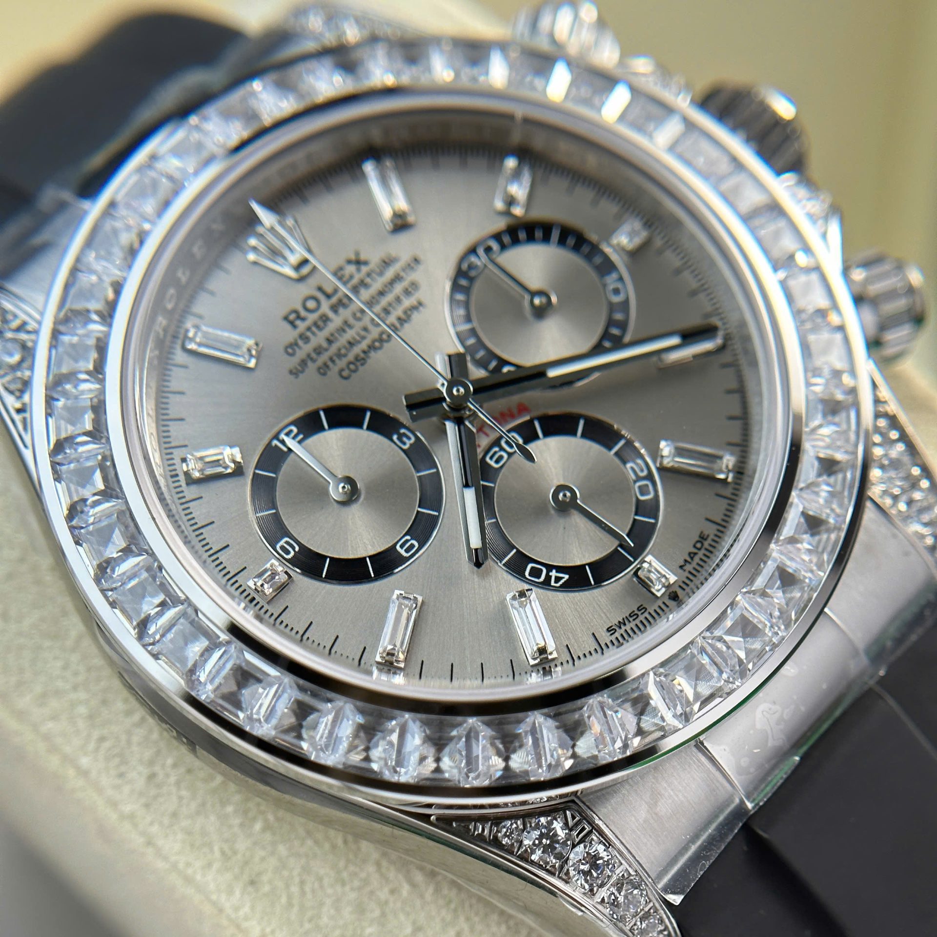 Rolex Daytona 126539TBR Replica Watch Dial Gray Sundust 40mm