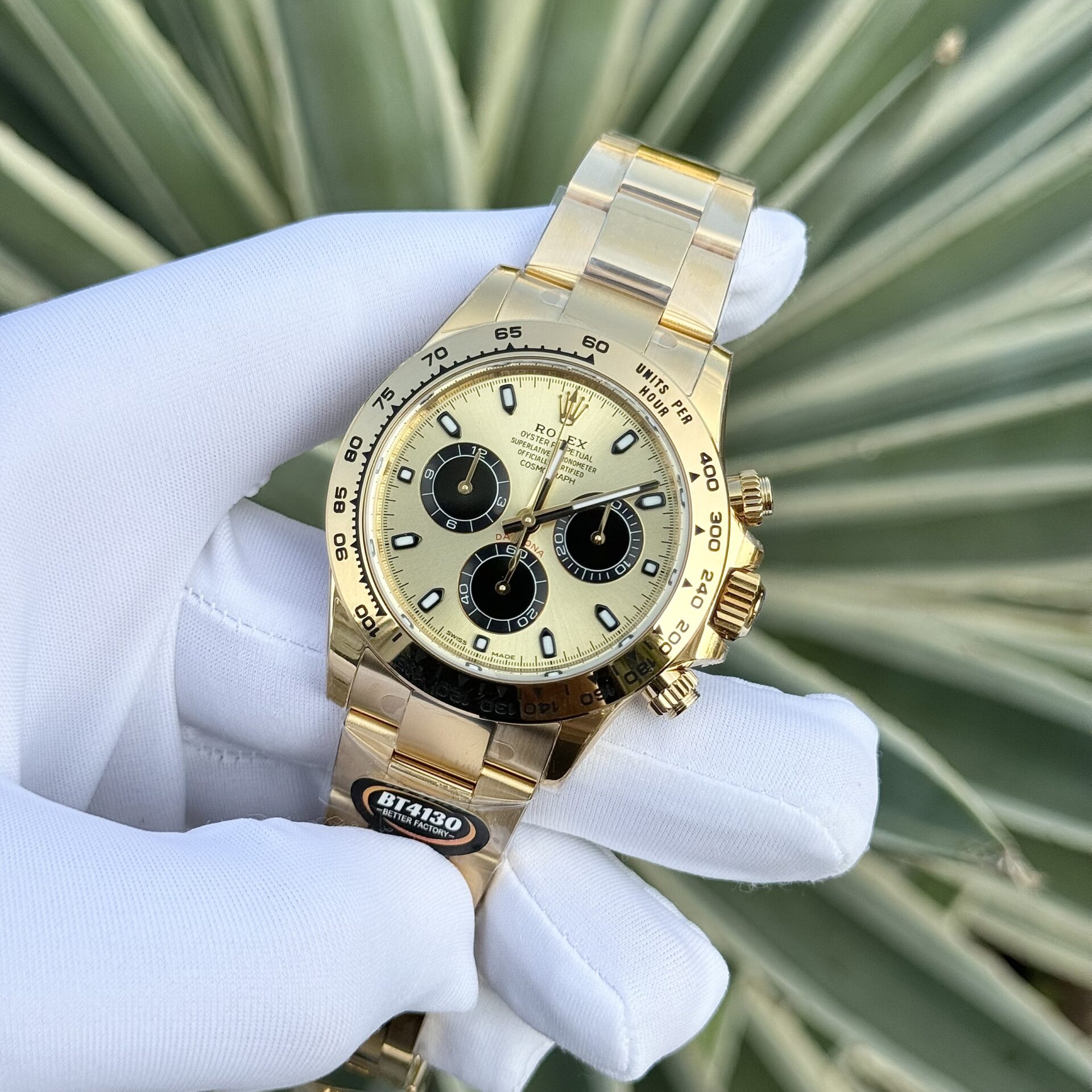 Rolex Daytona 116508 Replica Watch Yellow BT Factory 40mm