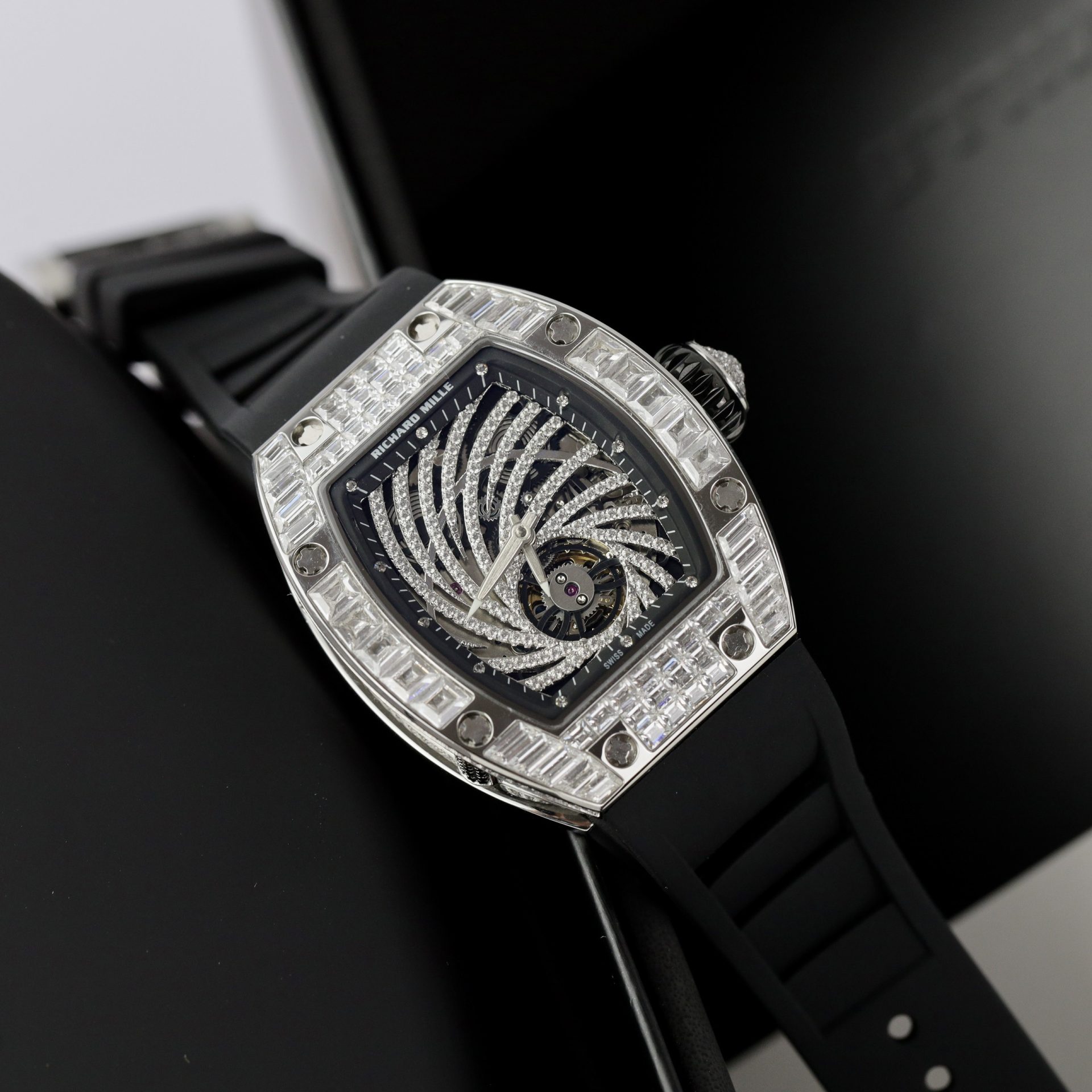 Richard Mille RM51 Replica 1:1 Watch With Full Diamond 40mm