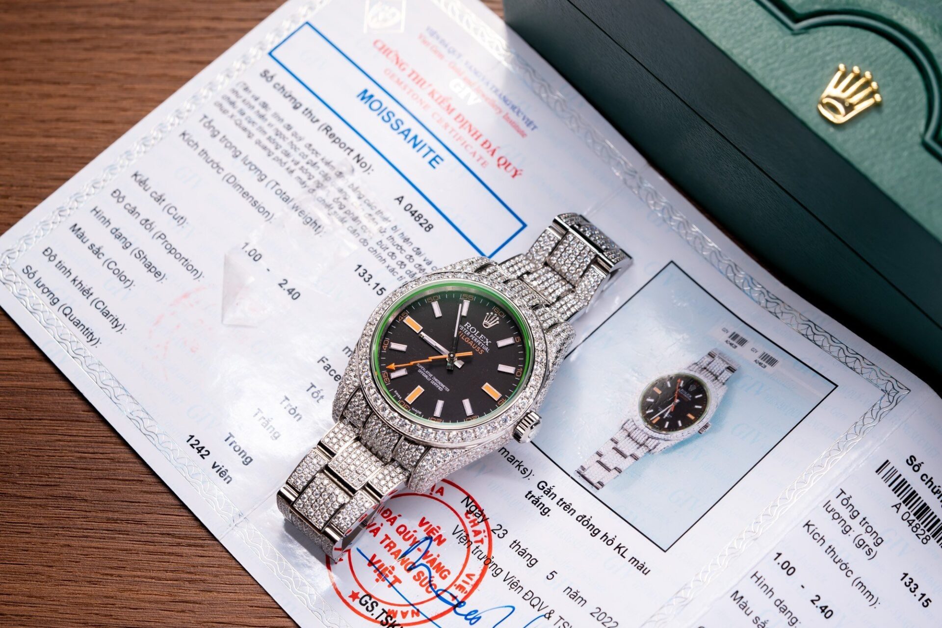 Rolex Best Replica Watch With Moissanite Diamond Hong Kong 41mm