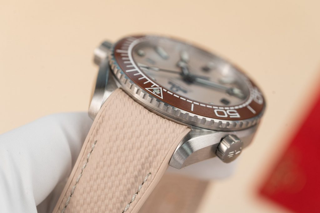 Omega Best Replica Watches Planet Ocean 600M Dial Light Pink VS Factory 43.5mm