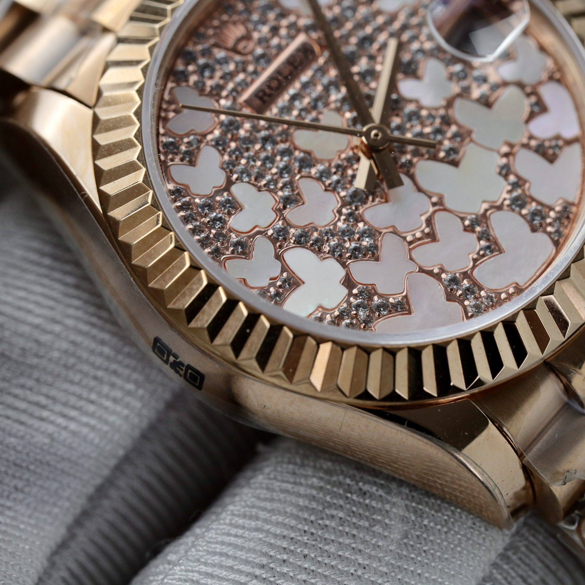 Rolex Replica Watch DateJust 278275 Womens Butterfly Dial 31mm