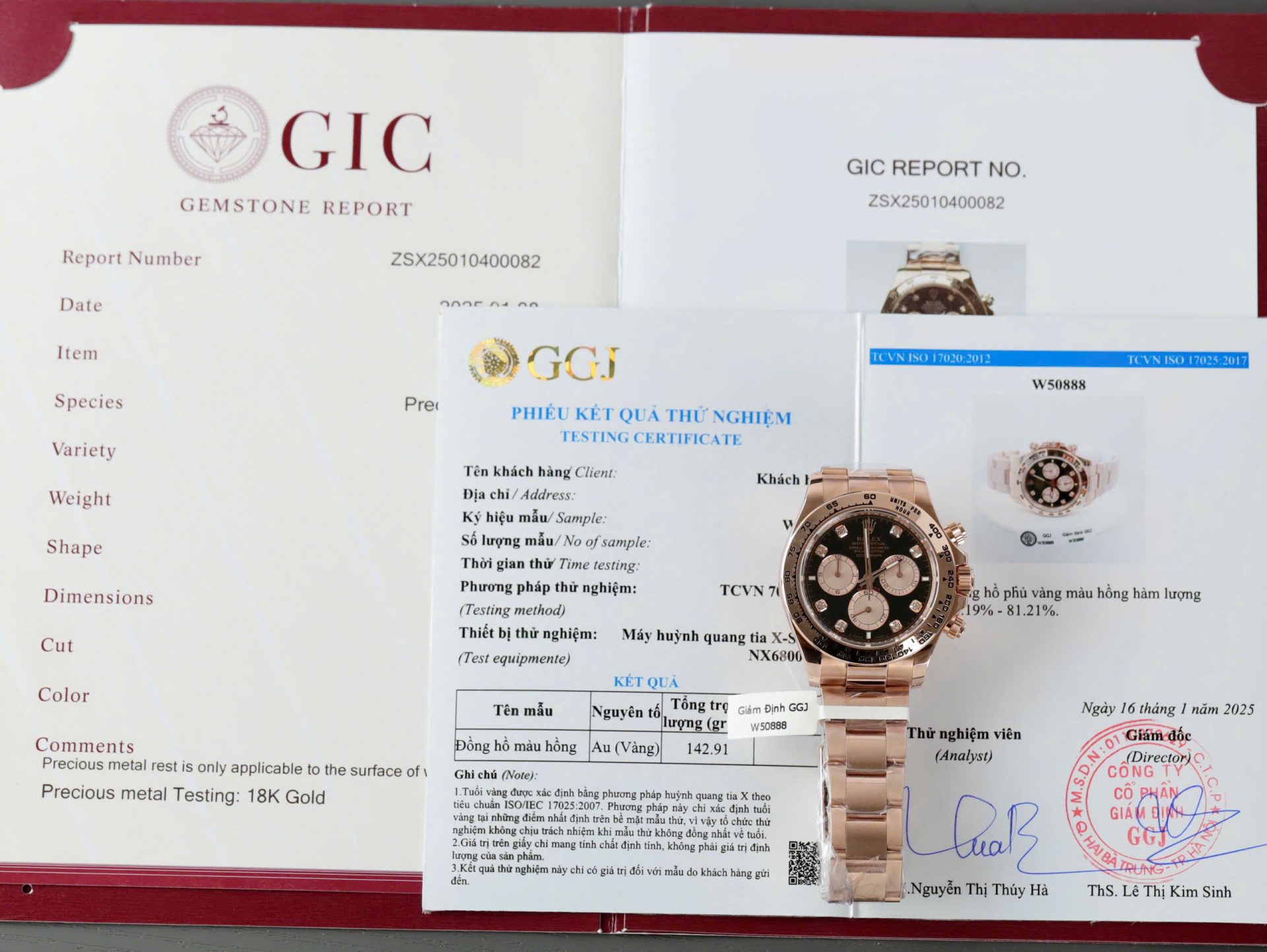 Rolex Daytona Copies Watch Custom Gold Wrapped 18K + Movement Calibre 4131 40mm