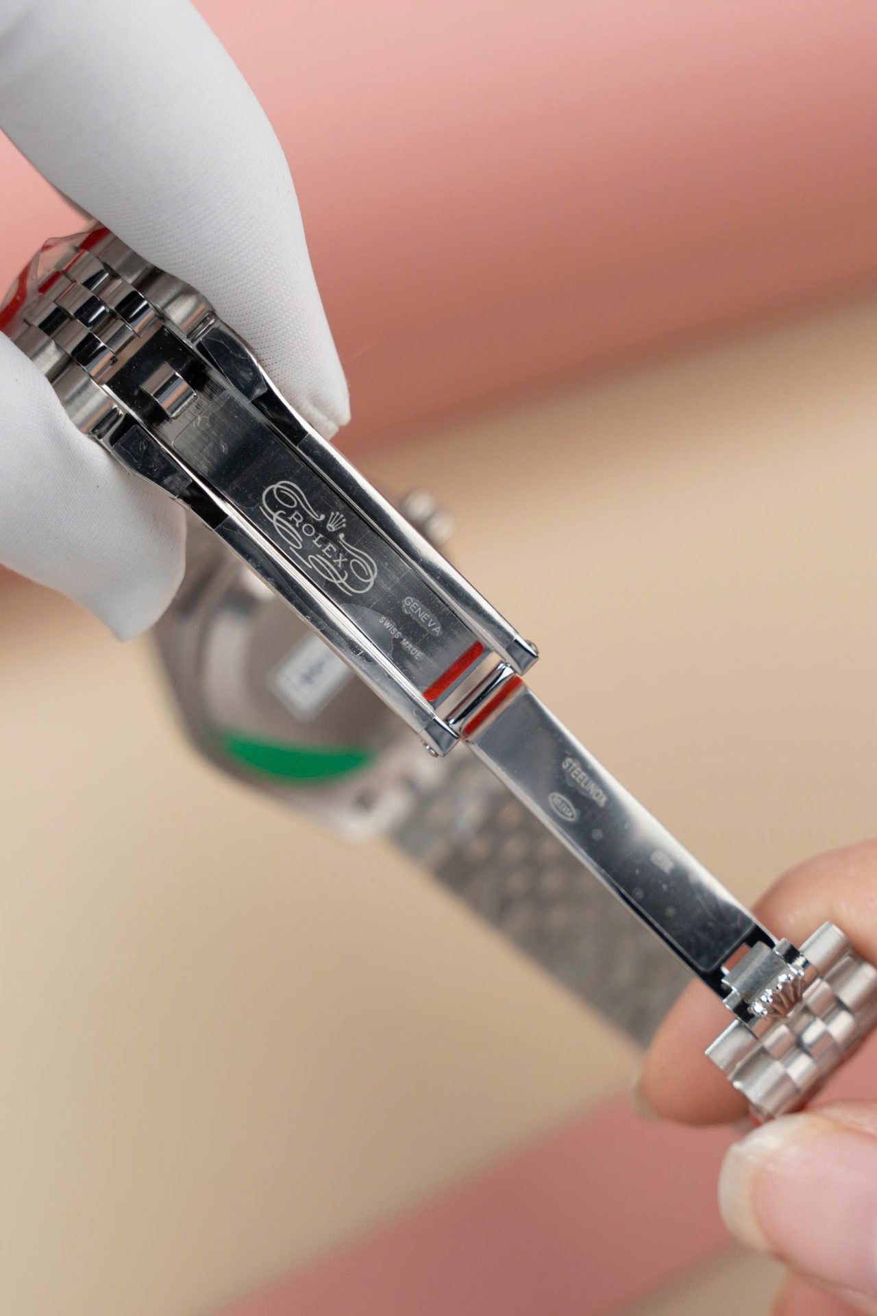 Rolex DateJust Lady Replica Watch Pink Dial Jubilee Strap 31mm