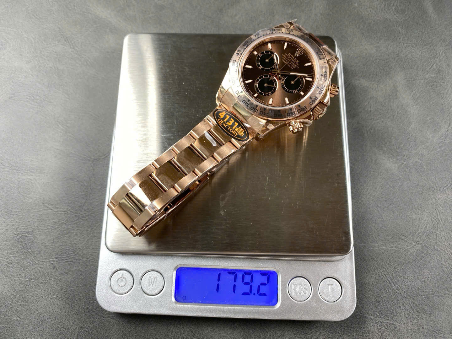 Rolex Cosmograph Daytona M116505BRWTBAR Copies Watches Chocolate Dial Weight 180 Grams QF Factory 40mm