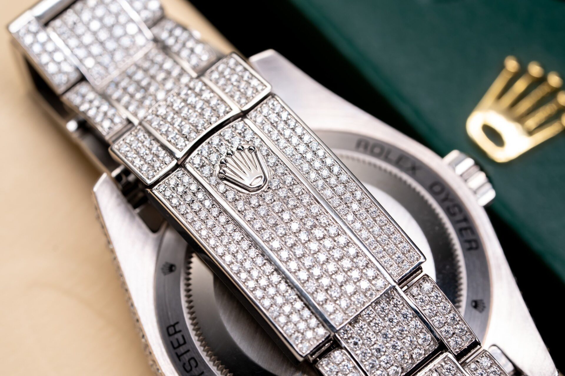 Rolex Datejust 126334 Best Replica Watch With Full Diamond Moissanite 41mm