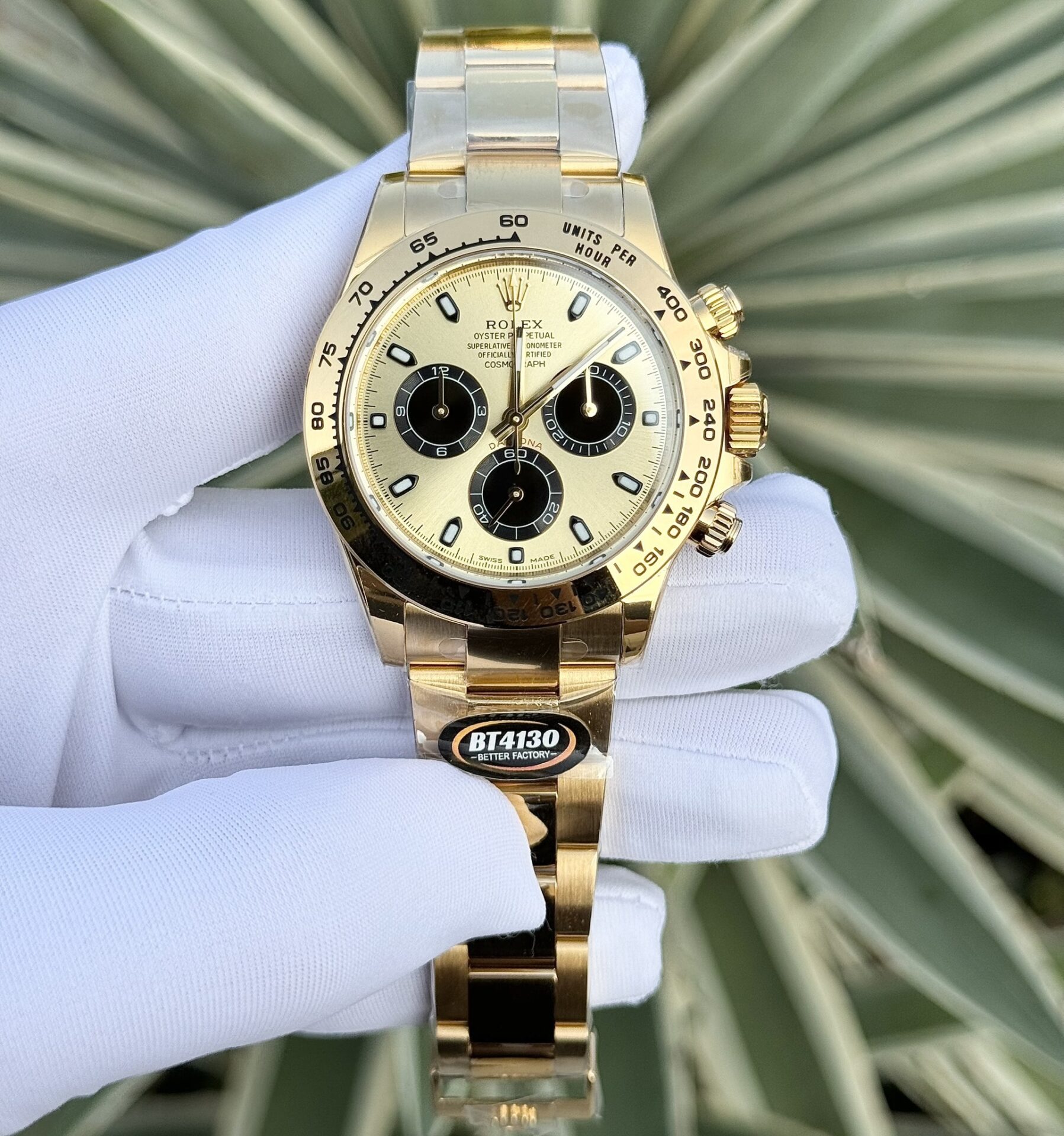 Rolex Daytona 116508 Replica Watch Yellow BT Factory 40mm