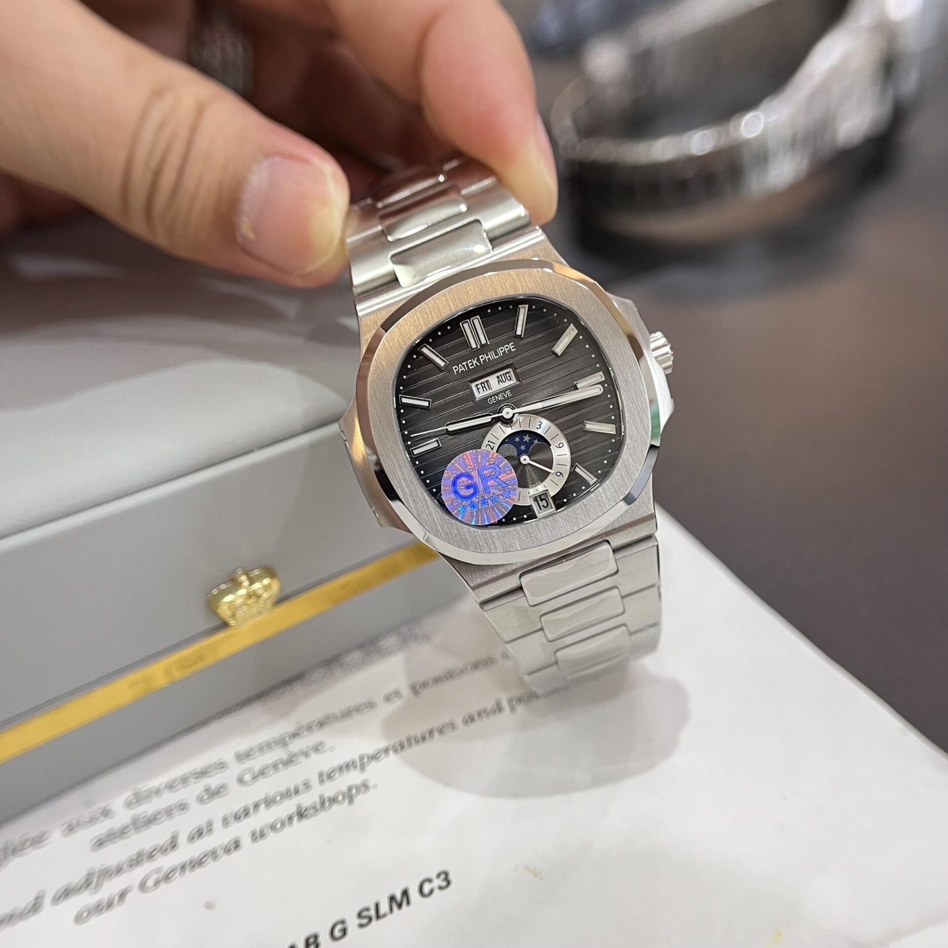 Patek Philippe Nautilus 5726G Replica Watch Dial Gray GR Factory 40.5mm