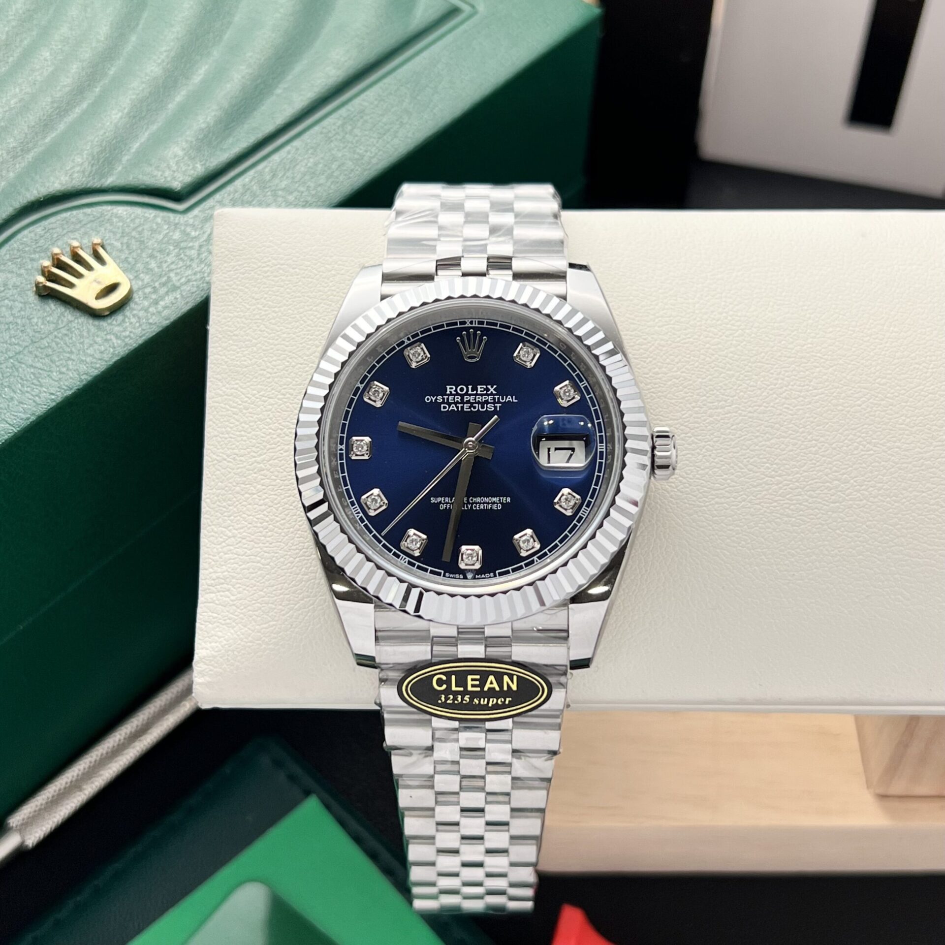 Rolex Replica Watch Datejust 126334 Blue Dial Clean Factory 41mm