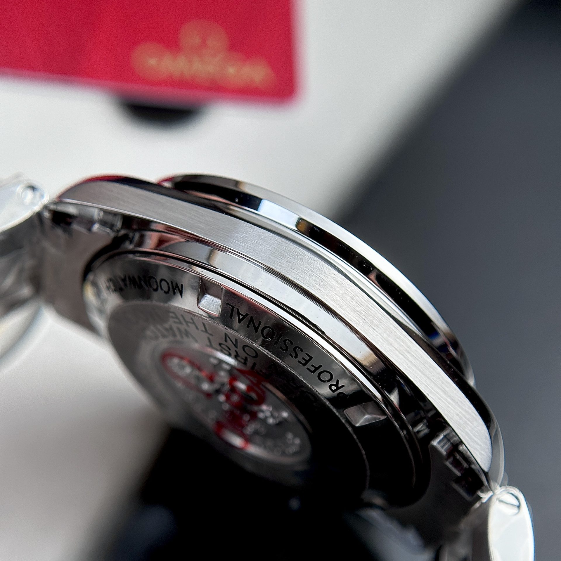 Omega Replica Watch Speedmaster Moonwatch Black Dial Metal Wire 42mm