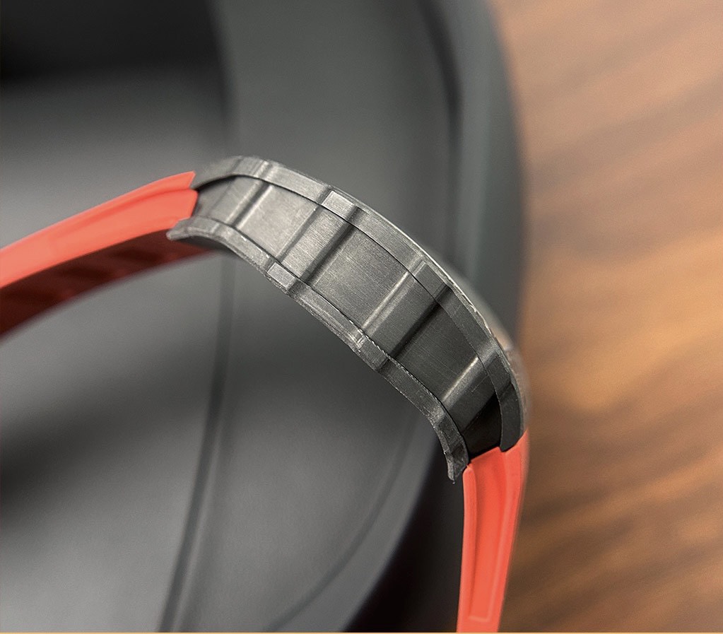 Richard Mille RM35-02 Replica Watch Skeleton Red Rubber Strap 44mm