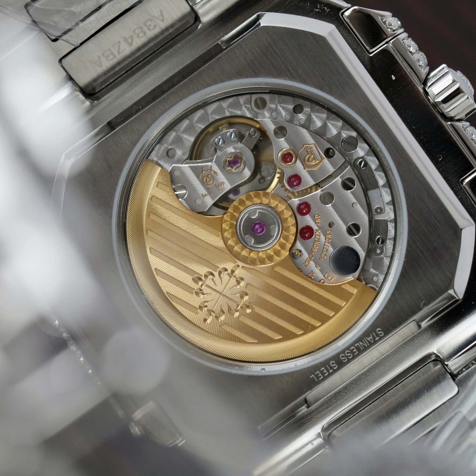 Patek Philippe Cubitus 5821 Copies Watches Diamonds Moissanite Hong Kong Custom 45mm