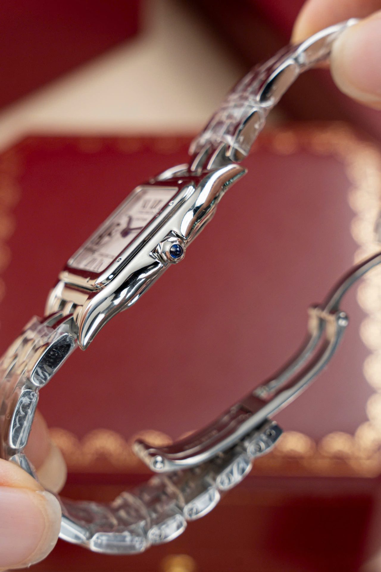 Cartier Clone Watch Panthere WGPN0007 Women White Dial 27x37mm