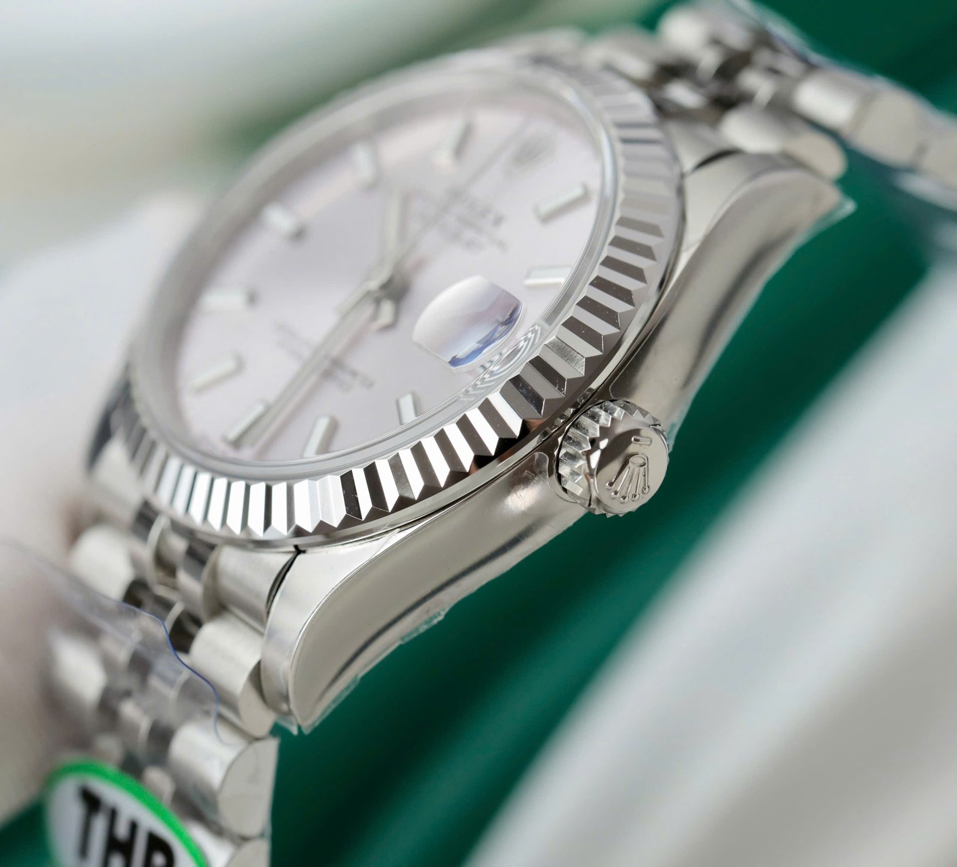Rolex DateJust Replica Watches Sillver Dial Jubilee Strap THB Factory 31mm