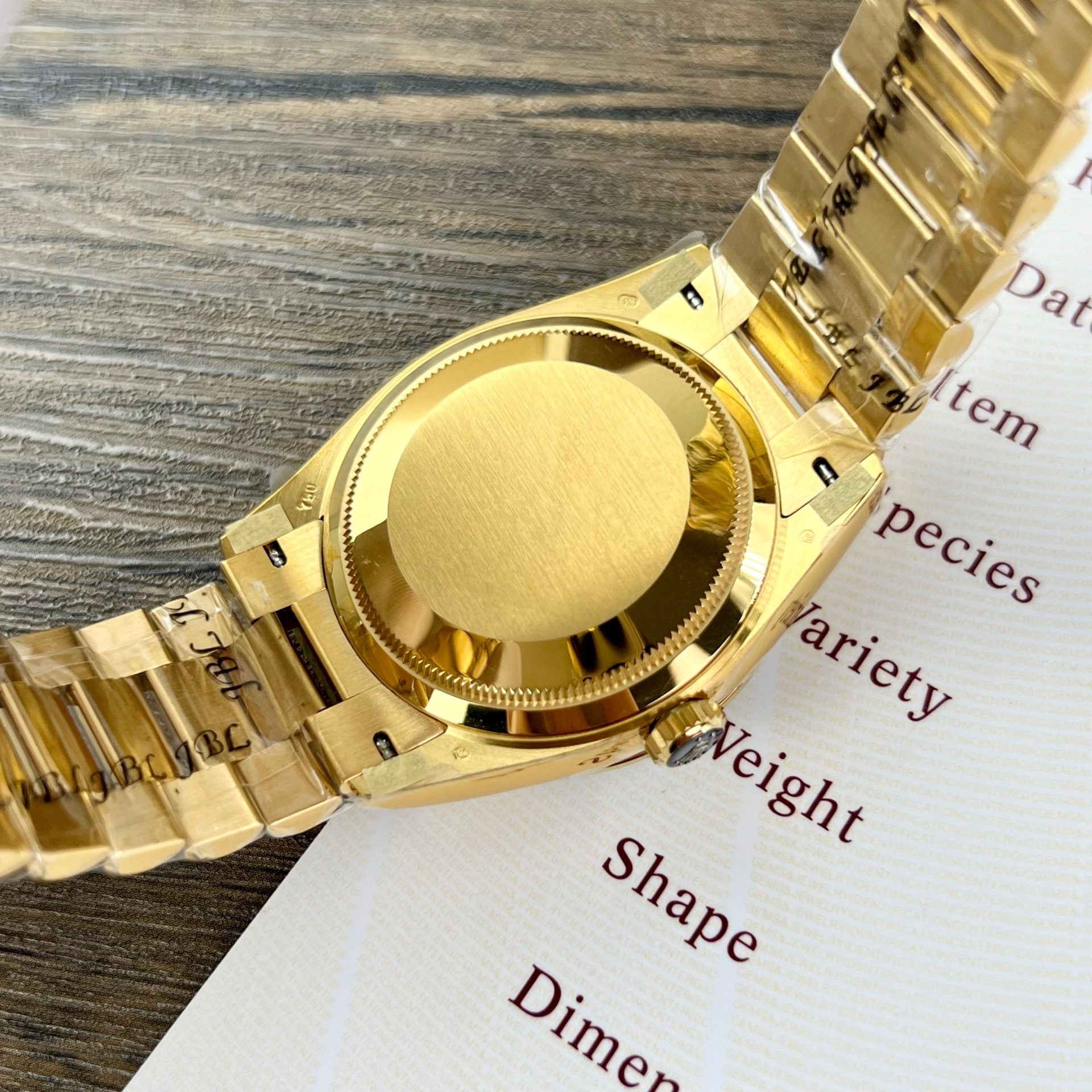 Rolex Fake Watch Day-Date Meteorite Dial RA Factory 36mm