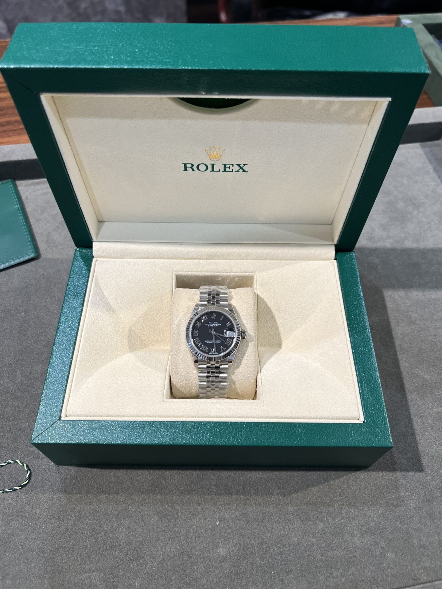 Rolex Replica Watch DateJust Womens Black Dial 31mm
