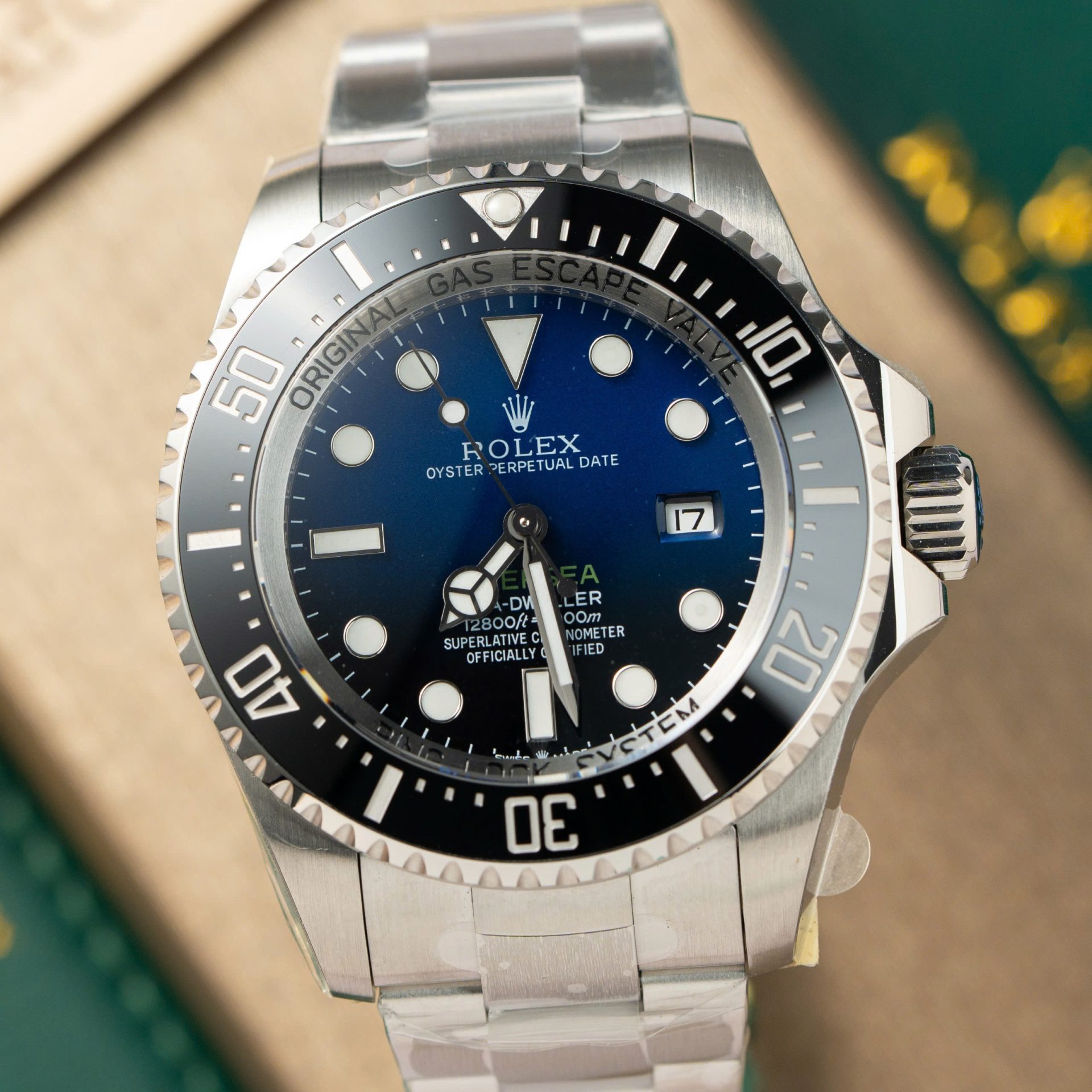 Rolex DeepSea 126660 Best Replica Watch Dial D-Blue V9 Factory 44mm