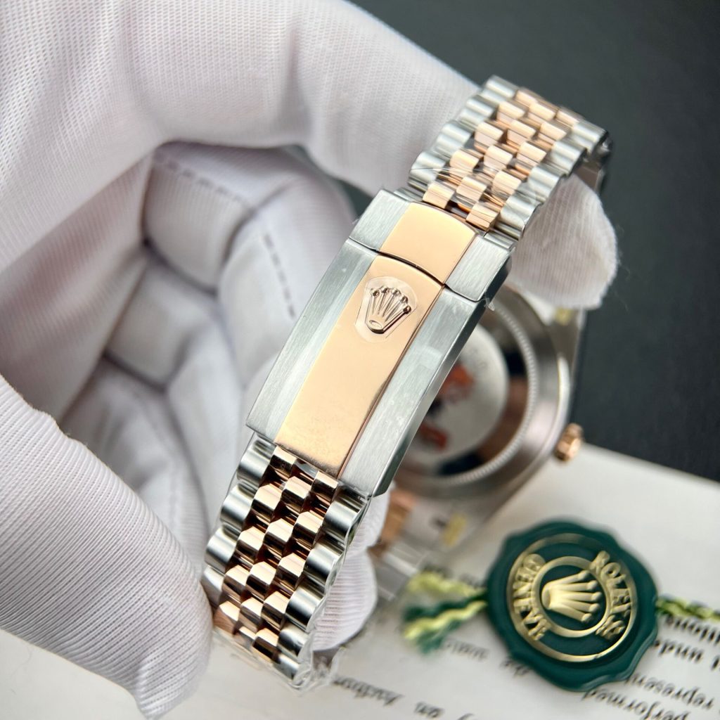 Rolex Replica Watches DateJust 126331 Demi Rose White Dial Clean Factory 41mm