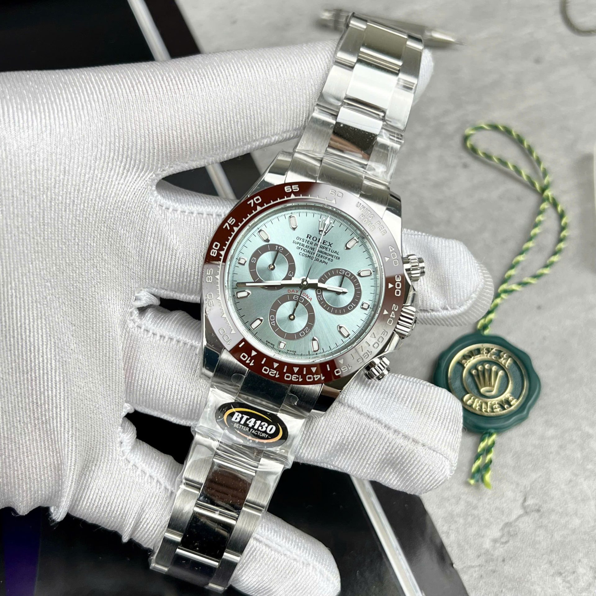 Rolex Daytona Replica 11 Watch Ice Blue Dial BT Factory 40mm