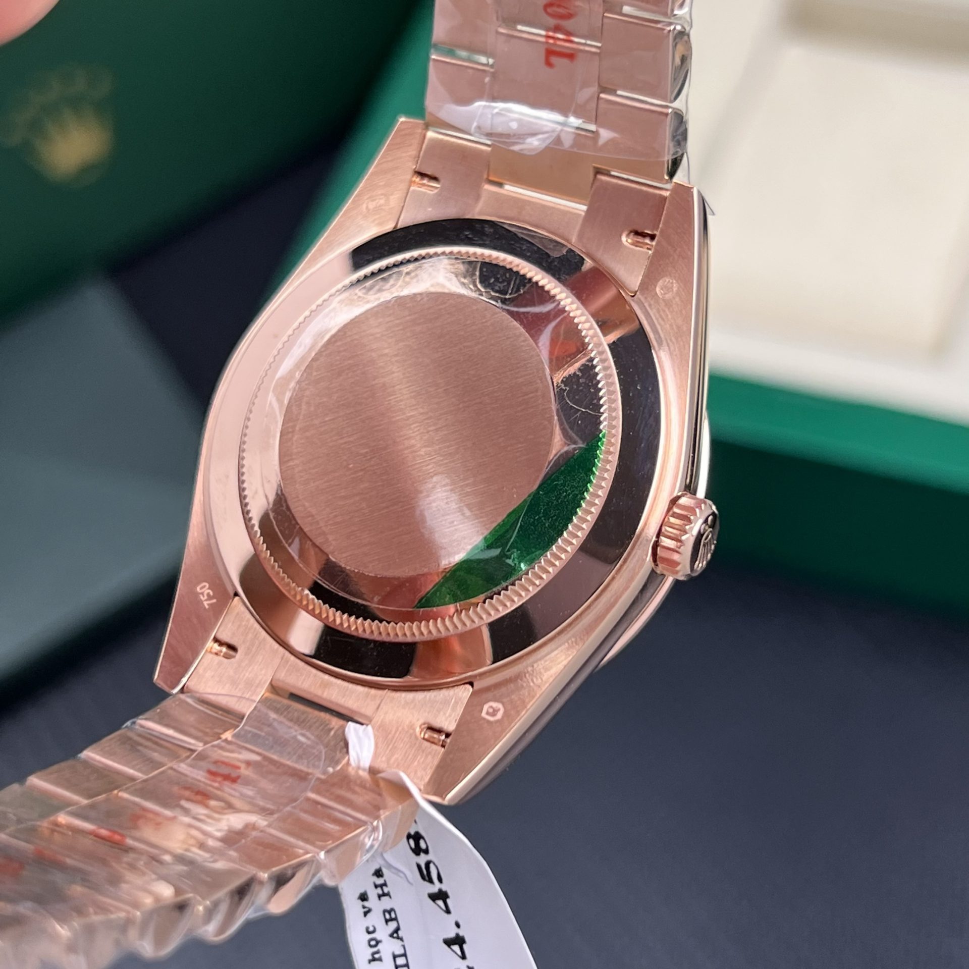 Rolex Best Replica Watch Day-Date Gold Wrapped Chocolate Dial Weight 177gram GM Factory 40mm