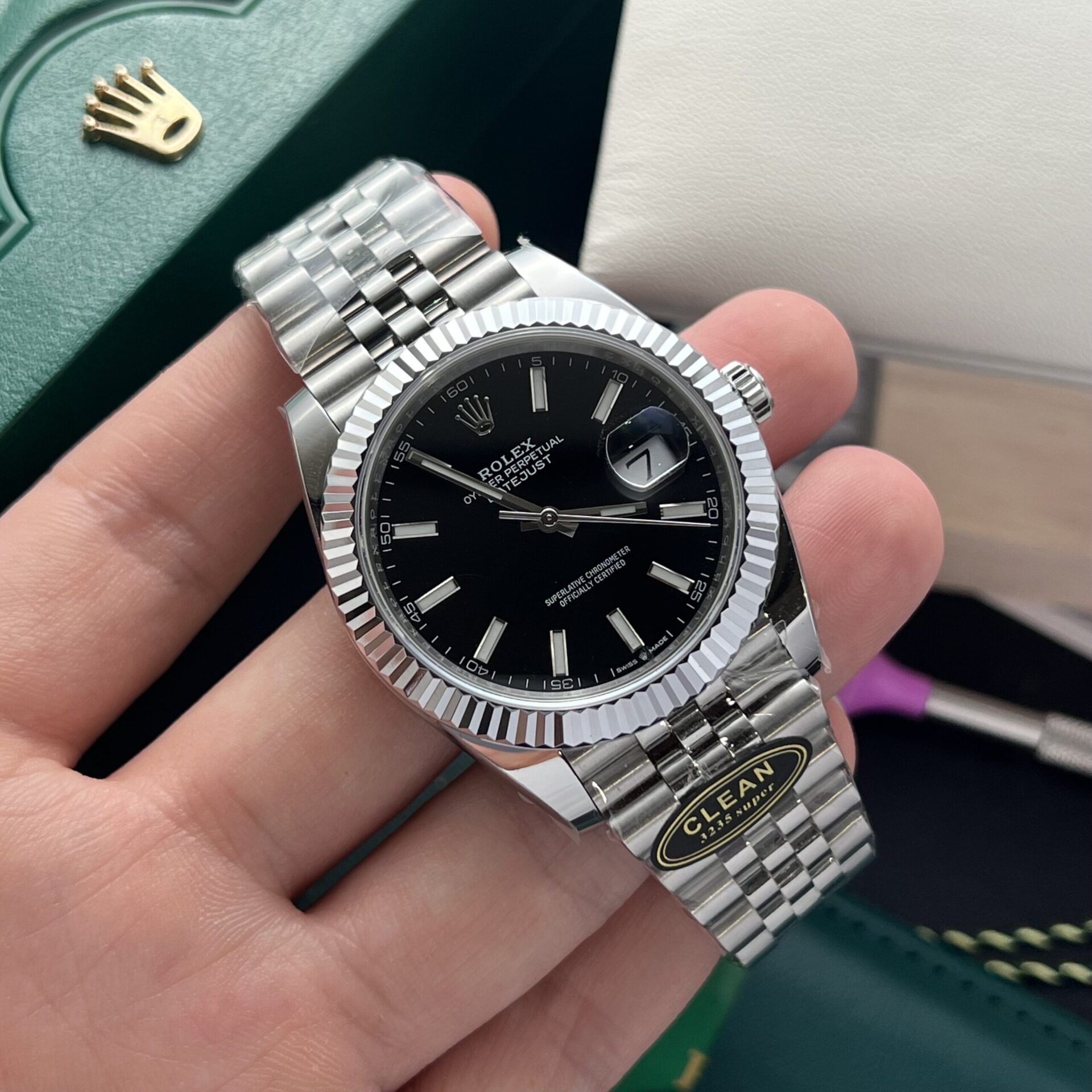 Rolex Replica Watches Datejust 126334 Black Dial Clean Factory 41mm