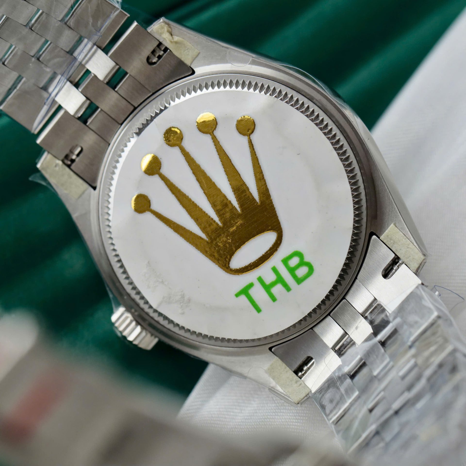 Rolex DateJust Replica Watches Sillver Dial Jubilee Strap THB Factory 31mm