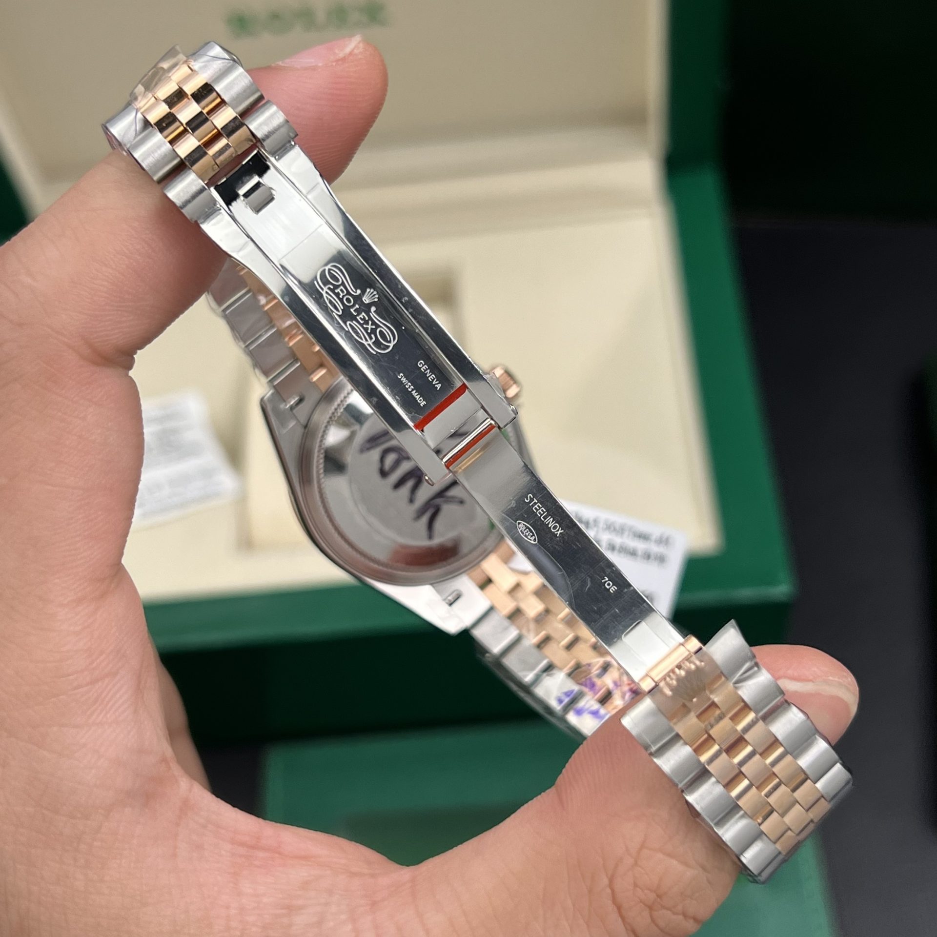 Rolex Best Replica Watch DateJust Gold Wrapped Mother Of Pearl Dial GM Factory 31mm