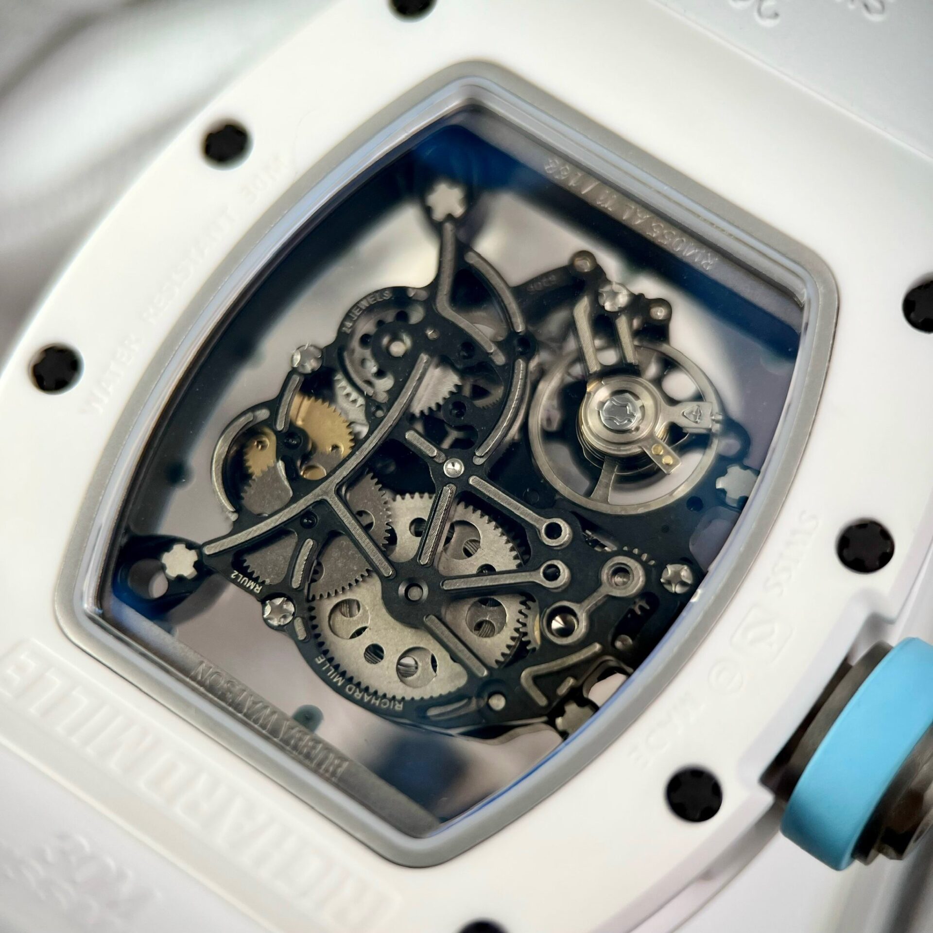 Richard Mille RM055 Bubba Watson White Replica Watch Factory BBR 45mm